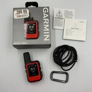 Garmin inReach Mini 2 Flame Red Satellite Communicator GPS 010-02602-00 Box